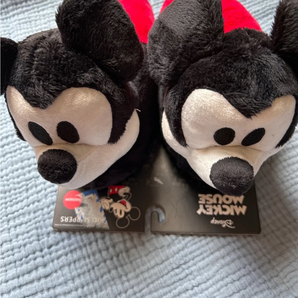 Disney Black and Red Mickey Mouse Stuffed Animal